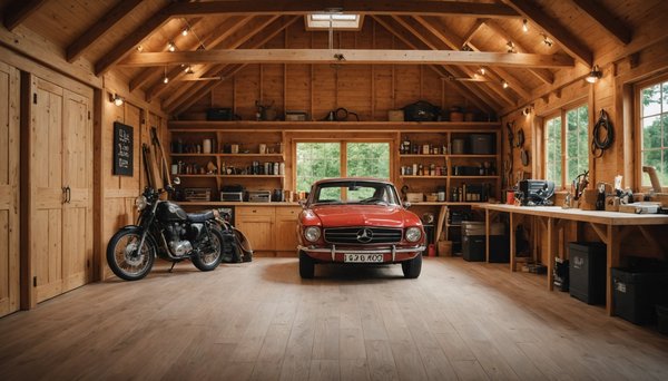 10 astuces innovantes pour transformer votre garage en bois